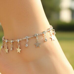 "Handmade Anklet – Elegant & Delicate Jewelry for Women | UNVRC1313